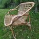 Rattan bench years 50/60