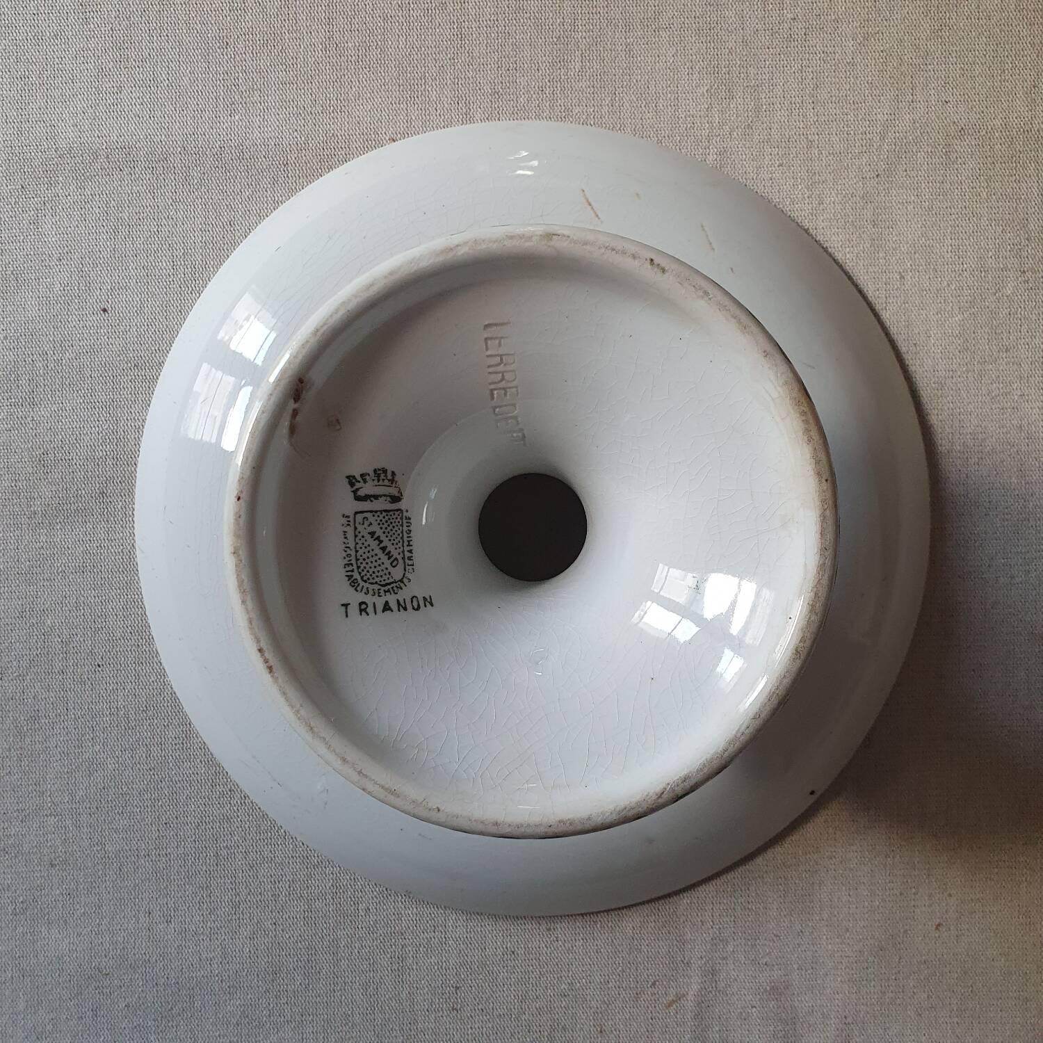 Trianon iron earth compote dish