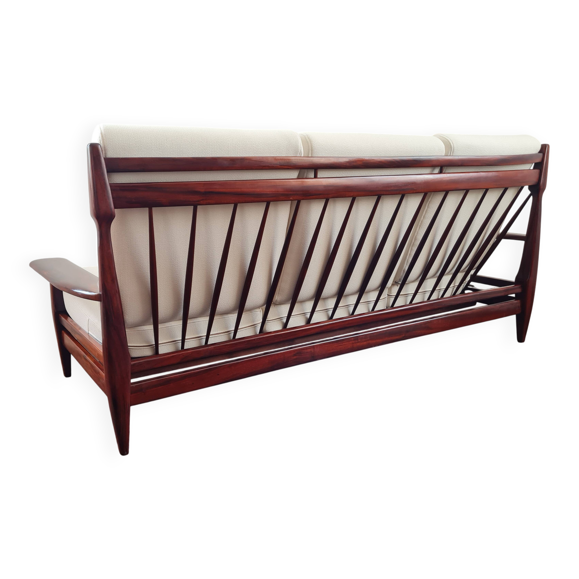 Rare Mid-Century sofa with high back, 1960s