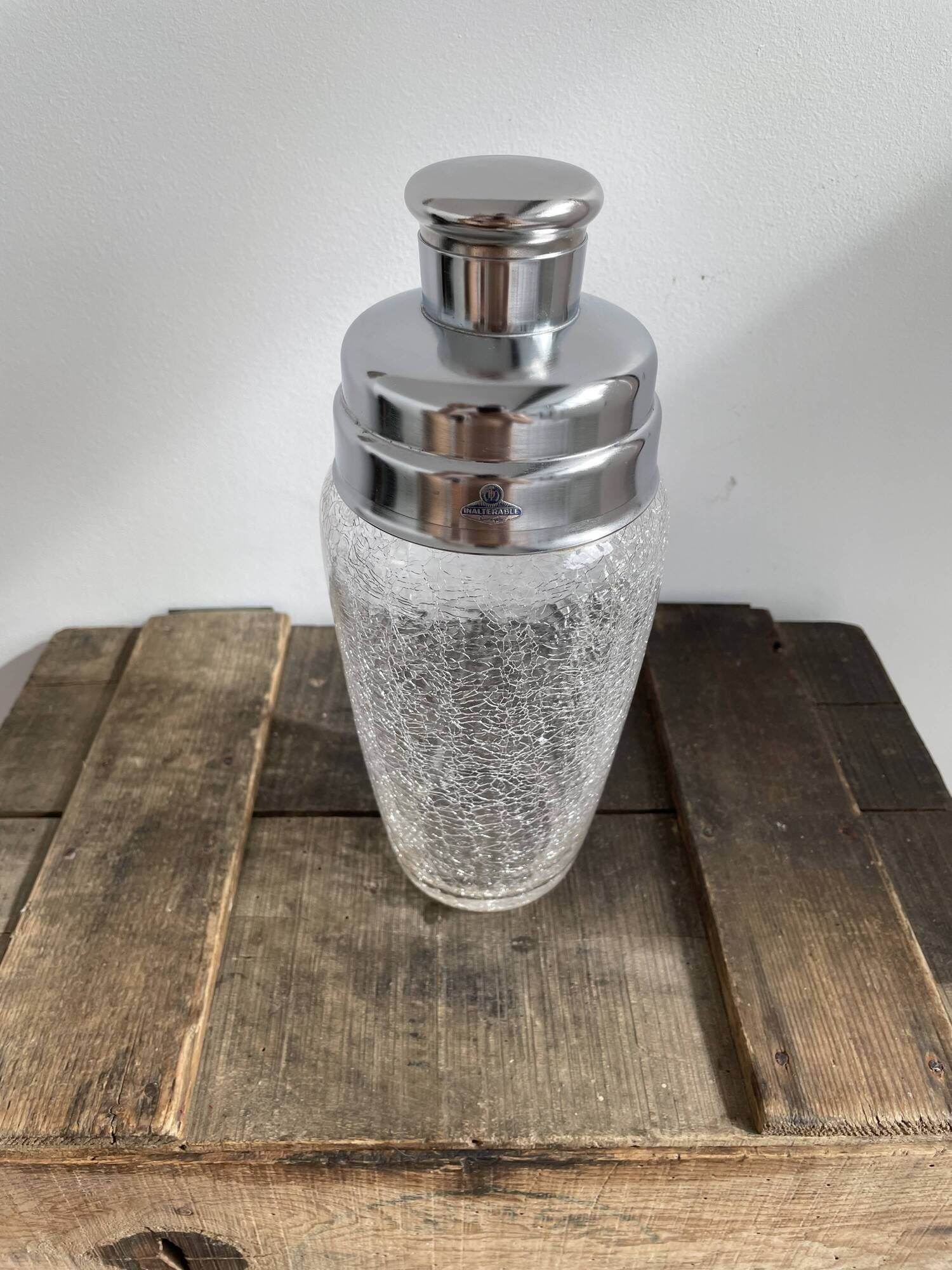 DeMeyere Inalterable Crystal Shaker - Crystal Martini Shaker Ice Bucket - Belgium