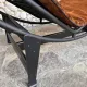 LC4 chaise longue in cowhide and black frame by Cassina, 1970–80