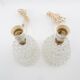 Pair of Murano glass table lamps Italy 1950