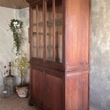 Glass-fronted bookcase