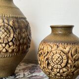Duo of West Germany Jasba Vases
