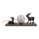 Veilleuse Art Déco aux cerfs – vers 1930