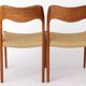 4 Niels Otto Moller Chairs, Model 71, Teak, 1950s, Danish