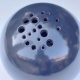 Signed ceramic flower-picker ball