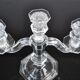 Pair of candlesticks model Regency Crystal Baccarat 1930