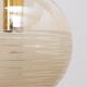 Vintage Set of three Glashutte Limburg hanging lamps, 1960s Germany.
