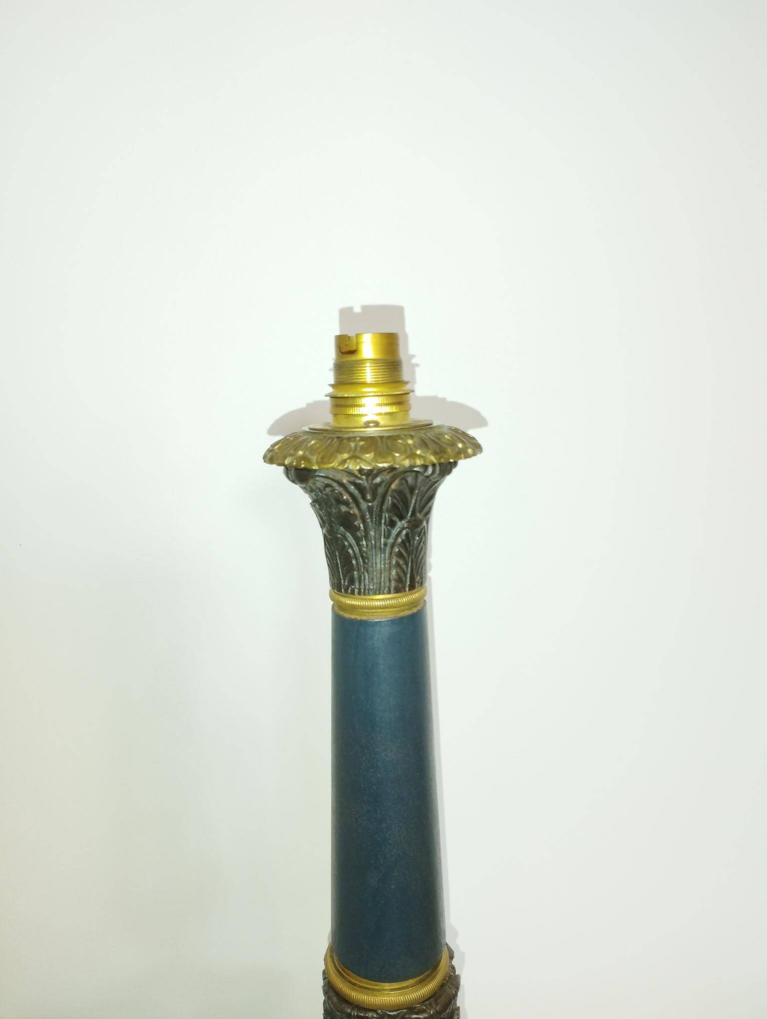 Antique lamp base with lion's paw - Restoration Period - Empire