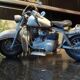Metal vontage motorcycle