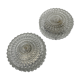 Pair of old vintage round wall lamps