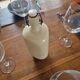 Beige stoneware hot water bottle