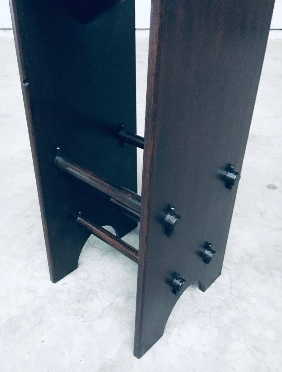 Arts and Crafts Handmade Bar Stools, France, 1920s, Set of 2