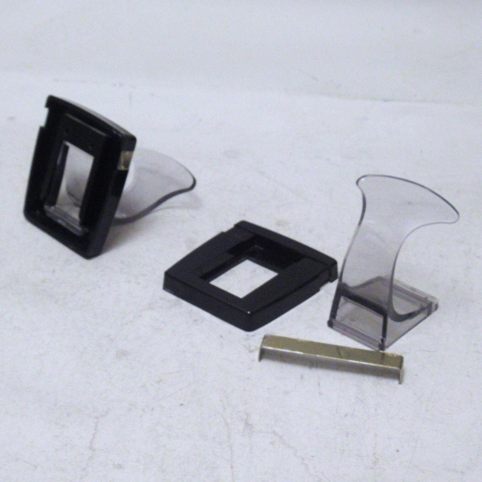 Pair of plexiglass hooks 70s