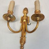 Louis xvi style bronze wall lamp