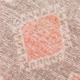 3x12 Pale Red & Brown Vintage Runner Rug, 82x336Cm