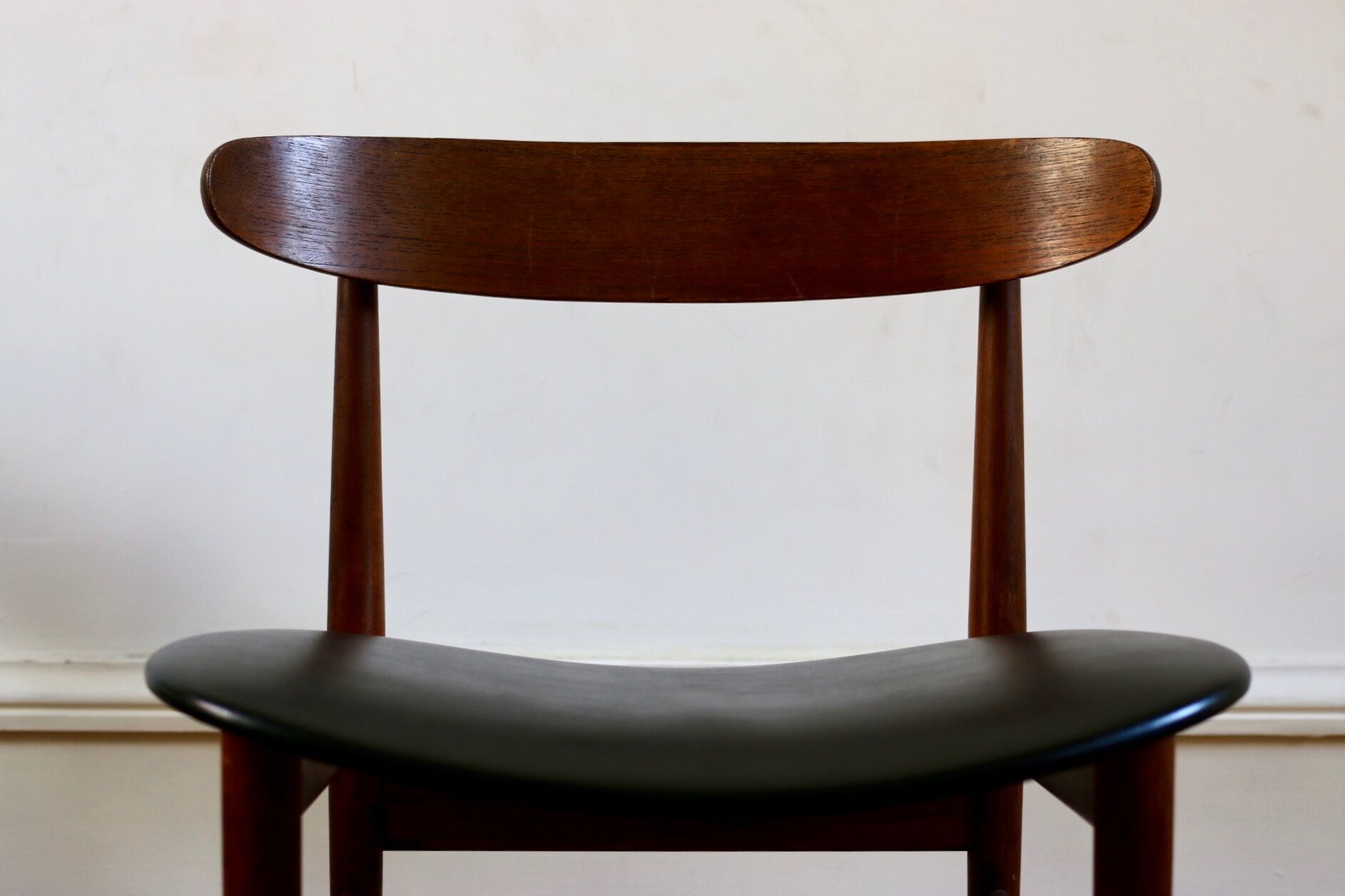 4 chairs Scandinavian 60s teak