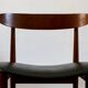 4 chairs Scandinavian 60s teak