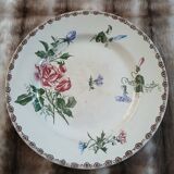 Old polychrome ironstone plate