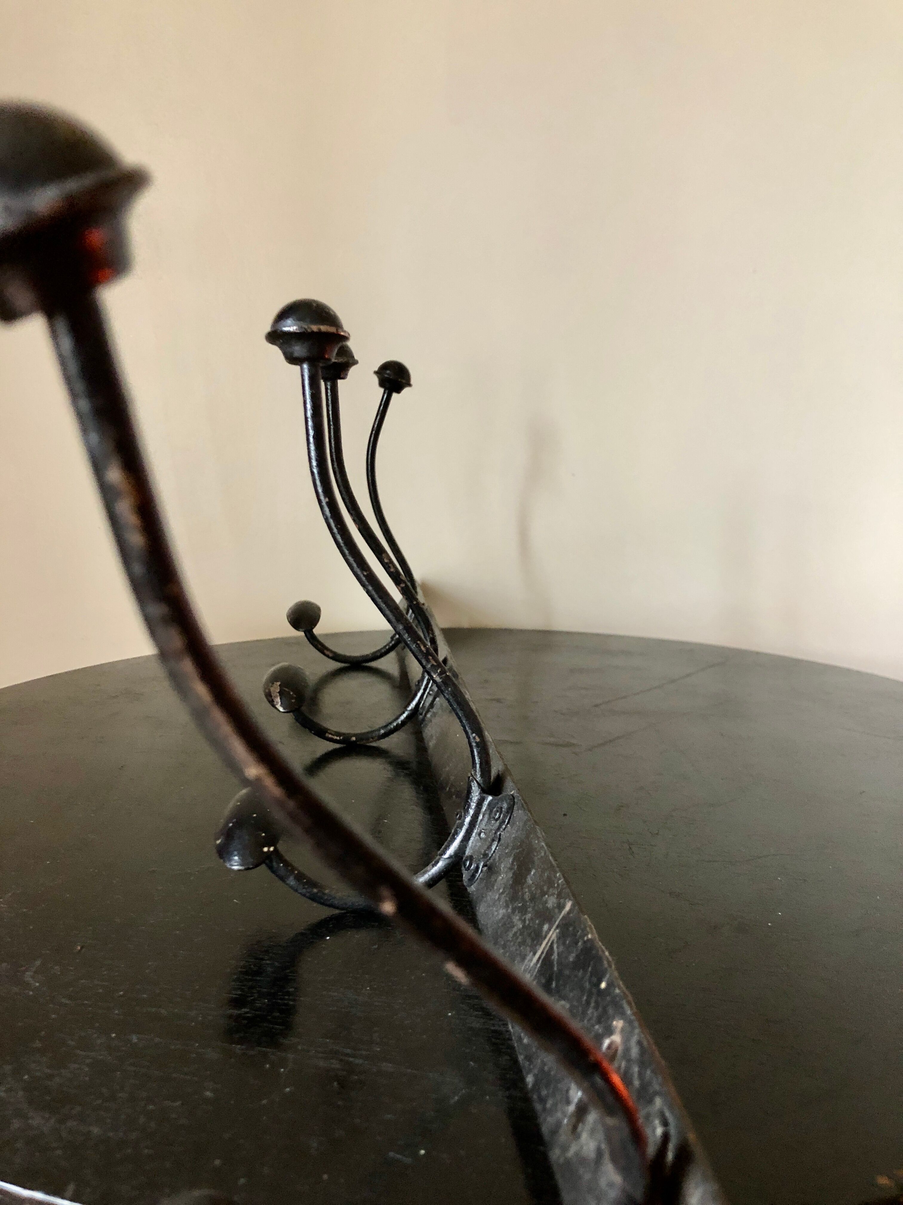 Porte-manteau ancien fer forgé