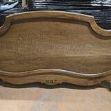 Antique carved wooden headboard, Louis XV style – early 20th century