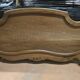 Antique carved wooden headboard, Louis XV style – early 20th century