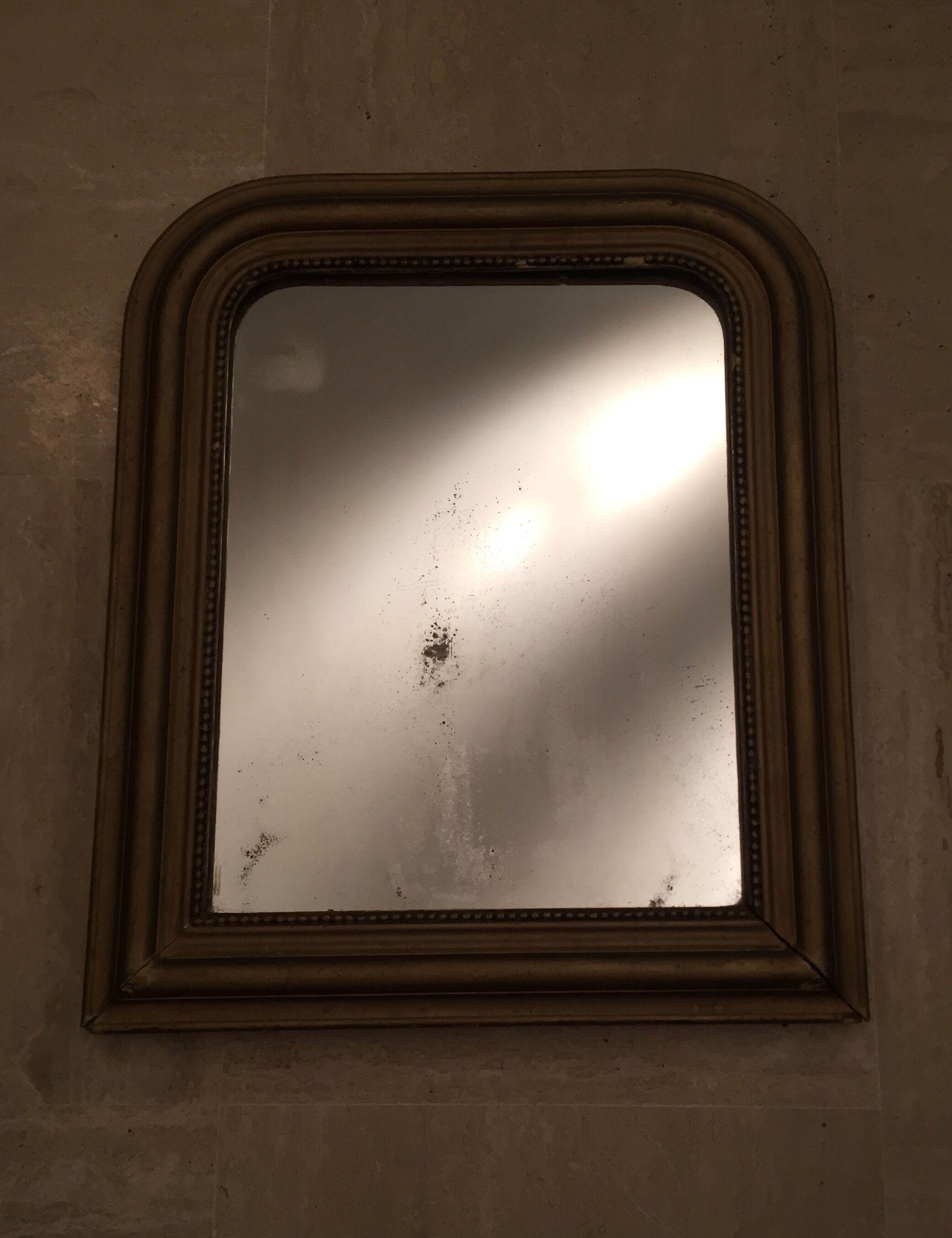 Miroir Louis Philippe bois doré XIXeme