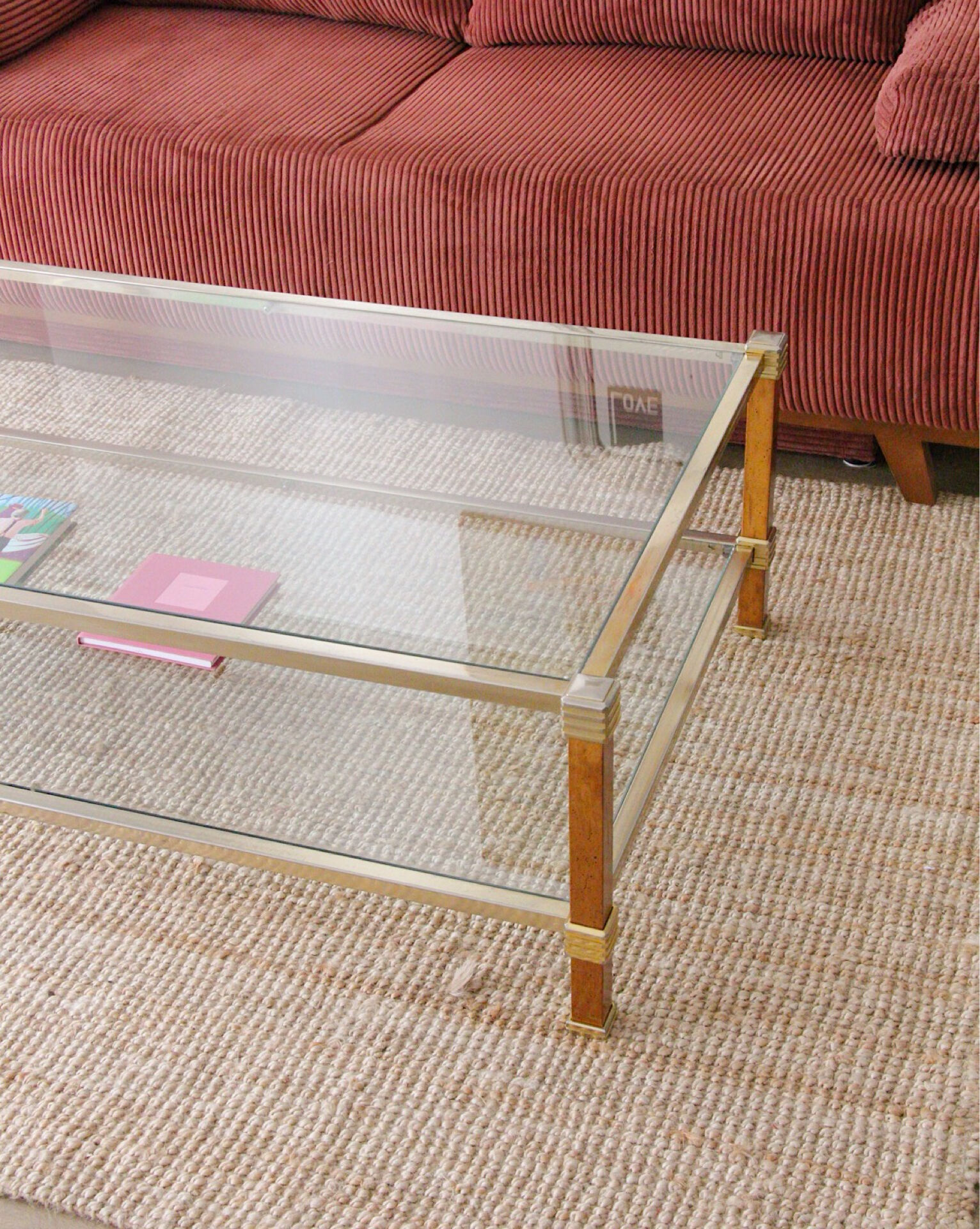 1970s double-top coffee table