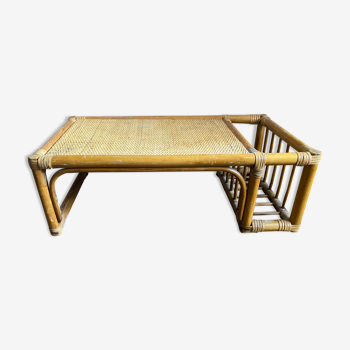 Small rattan coffee table