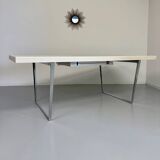 Dining/meeting table in laminated wood designed by antonio citterio vitra