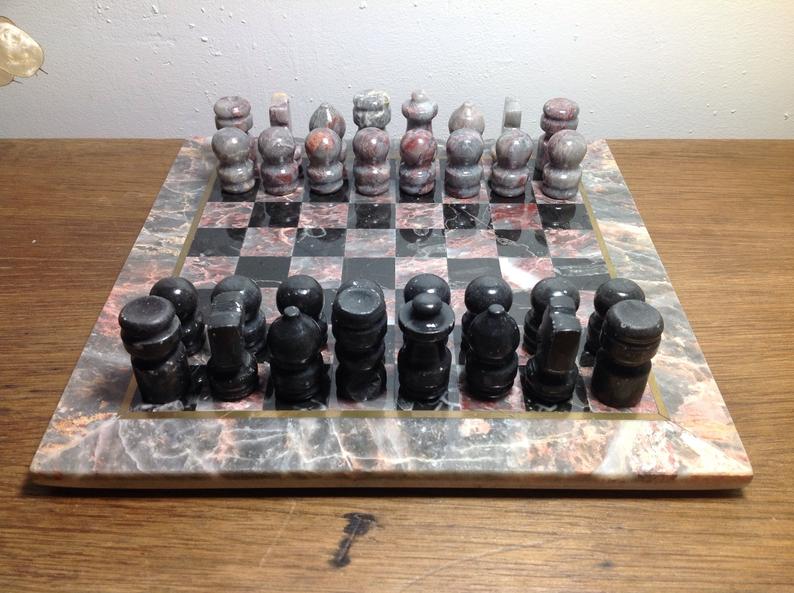 Marble chess game