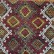 Vintage turkish kilim rug , 103 x 56 cm