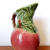 Vintage apple slip pitcher
