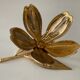 Bronze lotus flower ashtray from the 60s and 70s