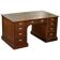 Rare bureau partenaires double caisson Hampton & Son Pall Mall bois dur