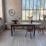 Oval farmhouse table 250cm pine
