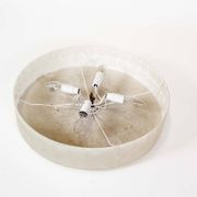 Vintage Scandinavian style ‘Cocoon’ flush mount chandelier by Goldkant Leuchten