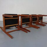 Teak dining chairs by Erik Buch for Od Møbler, 1960s, set of 4.