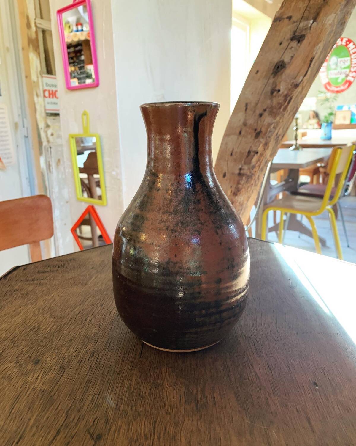 Terracotta vase