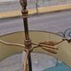 Large gilded bronze hot water bottle lamp