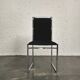 Chaise Italienne en chrome et loupe d'orme 1970