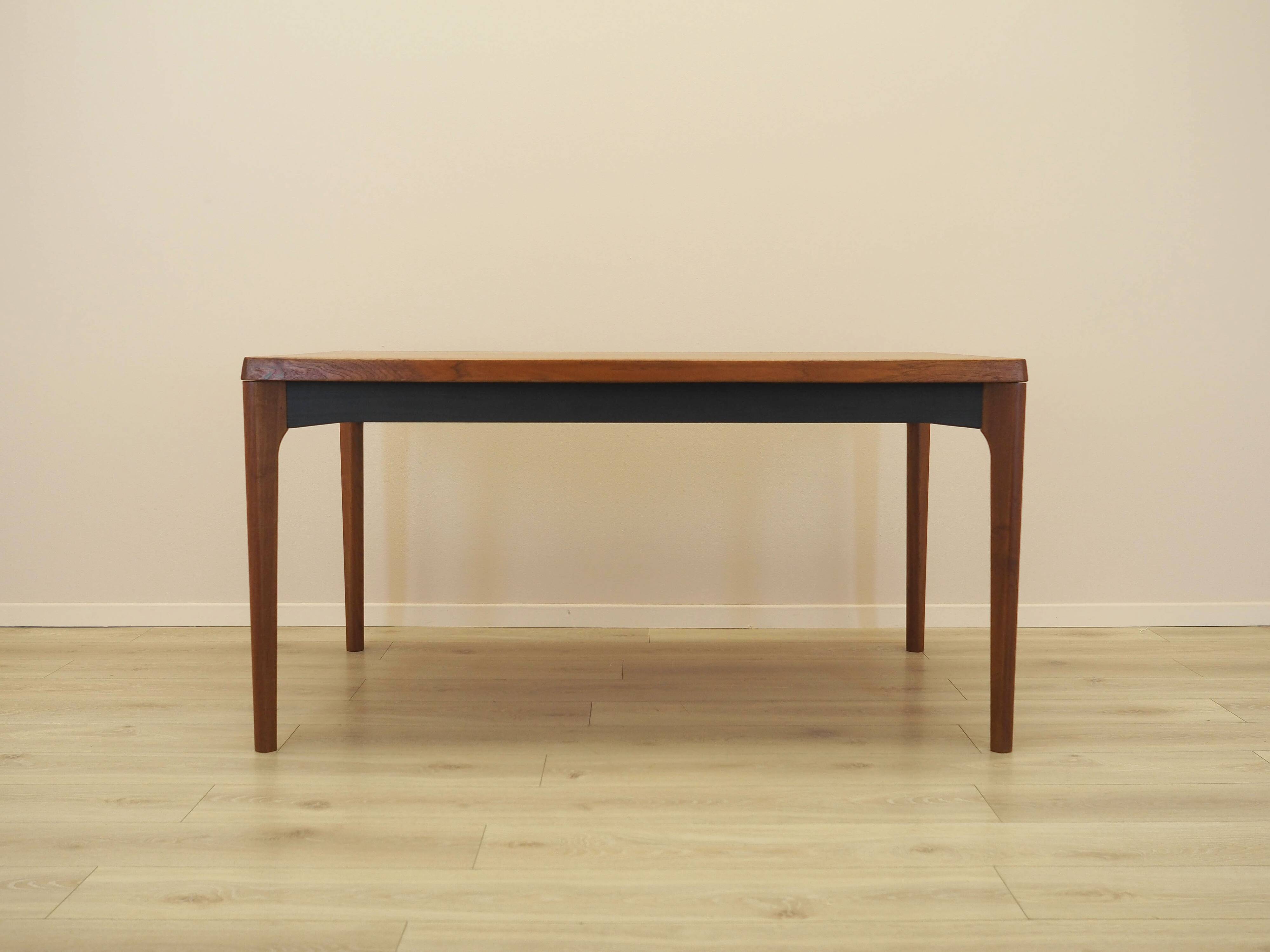 Teak extending dining table Henning Kjærnulf, Vejle, 1960s