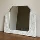 Miroir Art Déco avec glace biseauté 55x44