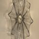 Large vintage crystal centrepiece bowl