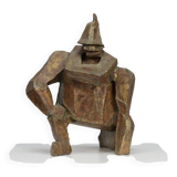 “Starke Jâan” sculpture in welded steel by Louk van Meurs, Netherlands, c. 1970s