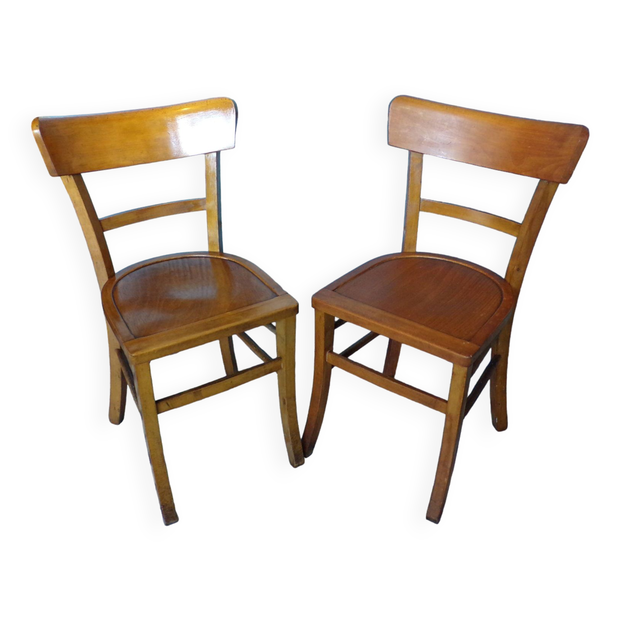 Pair of vintage bistro chairs