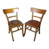 Pair of vintage bistro chairs