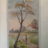 Watercolor landscape