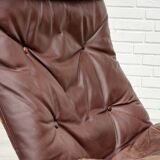 1970’s, Norwegian design, "Siesta" lounge chair by Ingmar Relling, leather, bentwood.